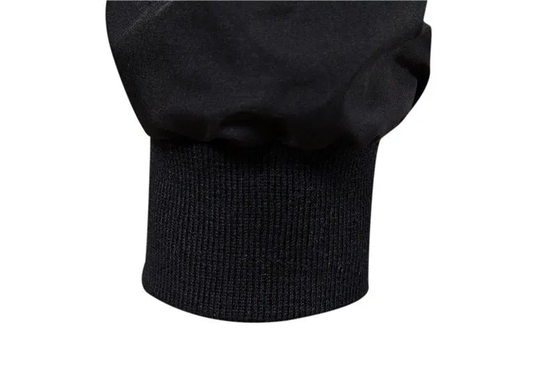 Men's solid colour thin casual jacket in polyester available in dark blue, black and Army Green