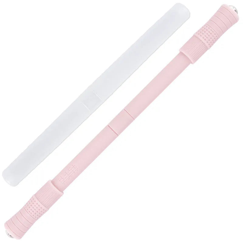 22cm polypropylene spring rotation training pen for beginners in black, blue, pink, powder or white