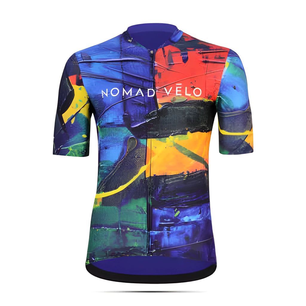 Men's camouflage print short-sleeved T-shirt in loose fit milk silk fabric