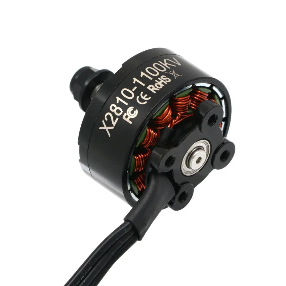 X2810 multi-axis RC aircraft motor with metal construction and multiple KV options
