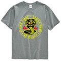 Clothes Cobra cotton T-shirt with cobra print in black, front view, size M