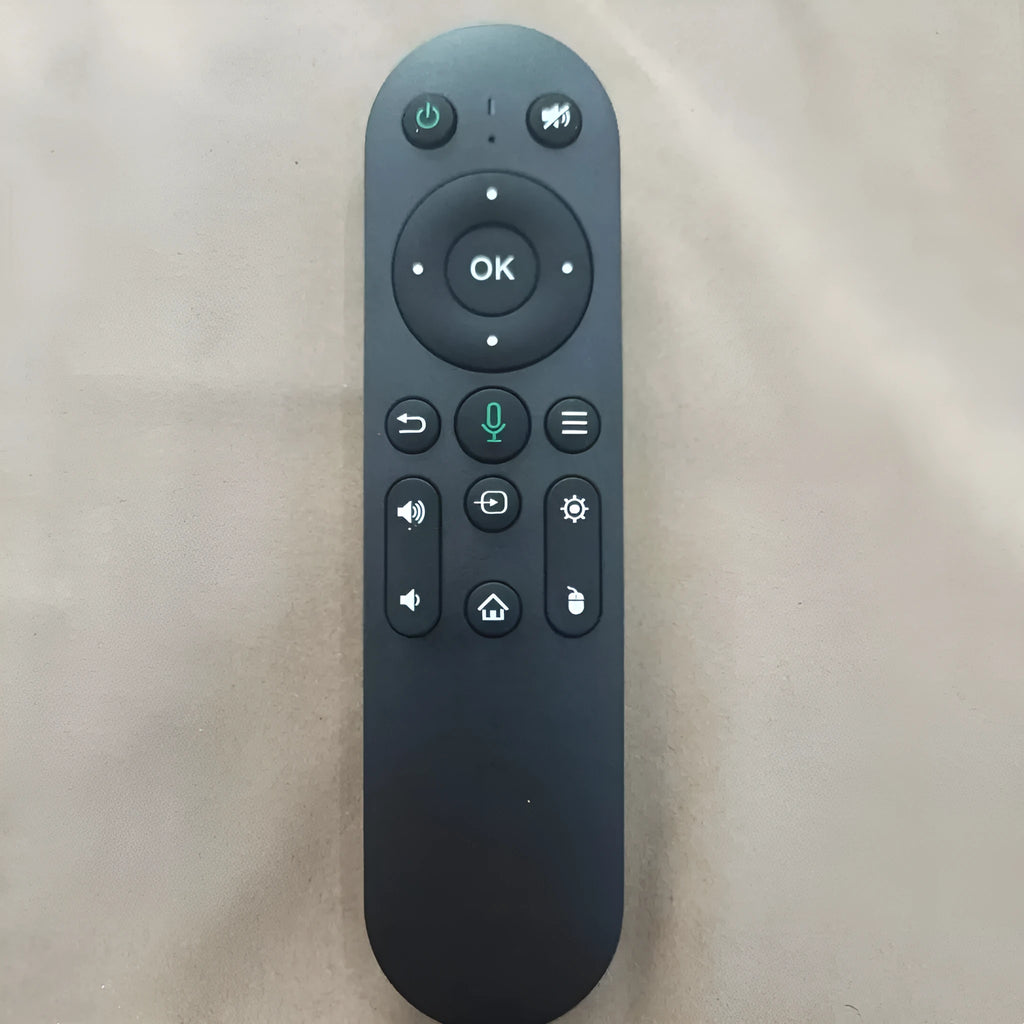 016 Bluetooth voice remote control in plastic, compact 145x35mm size