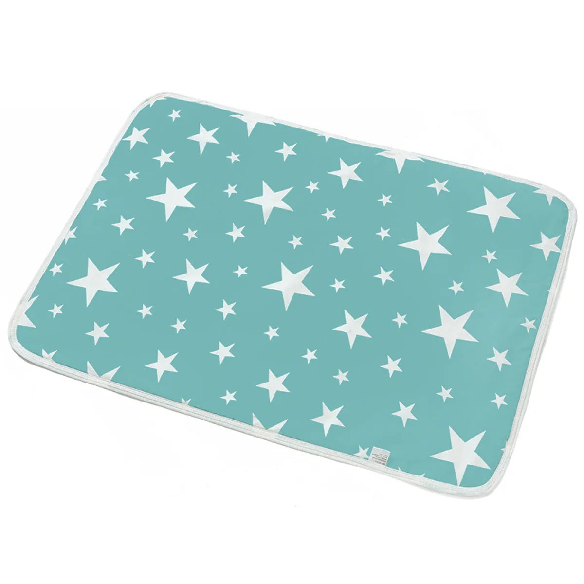Cotton pet urine pad 50x70cm with cartoon blue elephant design and waterproof backing for indoor dog training