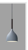 Nordic three-head pendant light in black, grey, or white for living room and dining room, 220V