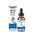 30ml bottle of tinnitus relief drops with a dropper