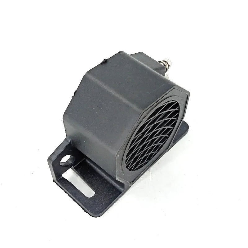 Black GQ-208A universal vehicle reversing horn buzzer with electrical connectors