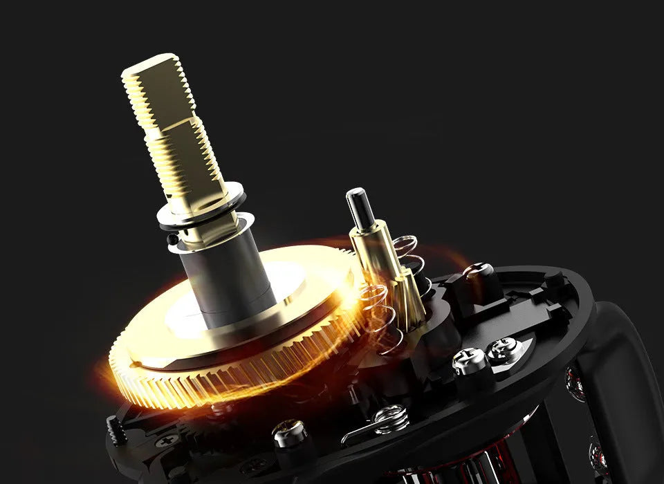 Lure fishing rod with drip wheel and rocking wheel line mechanism in fishing vessel