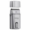 Household push light barber shop electric shaver silver with stainless steel cutter head and USB plug