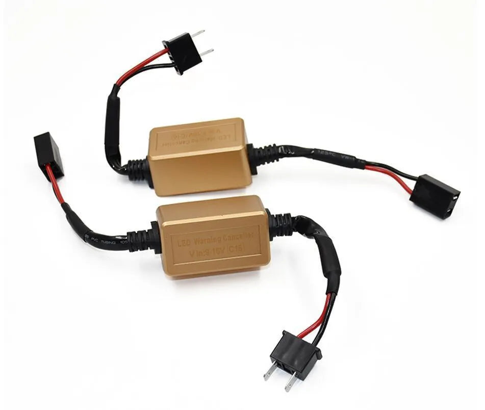 Black LED car headlight CANBUS decoder for H4 H7 H11 H13 H1 models