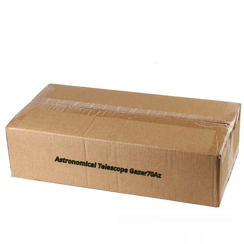 Yellow monocular astronomical telescope 70A standard for outdoor moon and deep space viewing