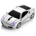 Wireless car mouse in Champagne Gold with USB receiver, 11.8x6x3.5cm, for laptop use