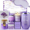 Boxed soy wax aromatherapy candle gift set in modern style with multiple colour suit options on display.