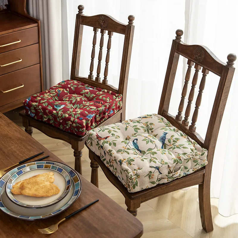 American style dining chair cushion measuring 40x40x8cm with thick pp cotton filler