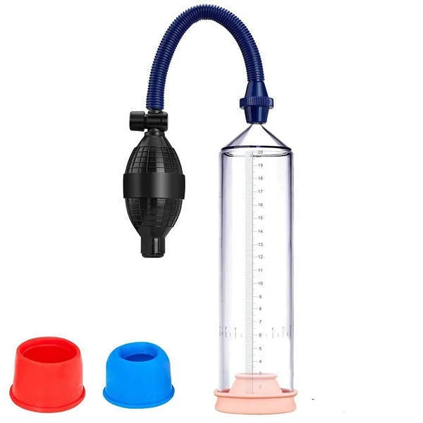 Male minimalist home exercise machine silicone cover accessory with plastic valve exerciser components