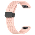 Garmin Fenix quick release watch strap in multiple colours showing 20mm, 22mm, and 26mm sizes with screwdriver tool.