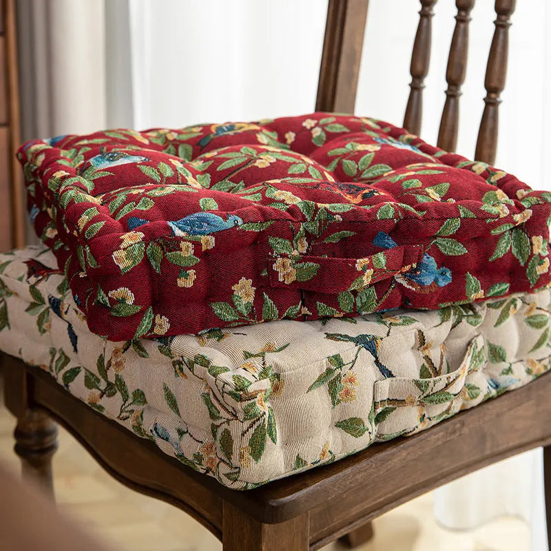 American style dining chair cushion measuring 40x40x8cm with thick pp cotton filler