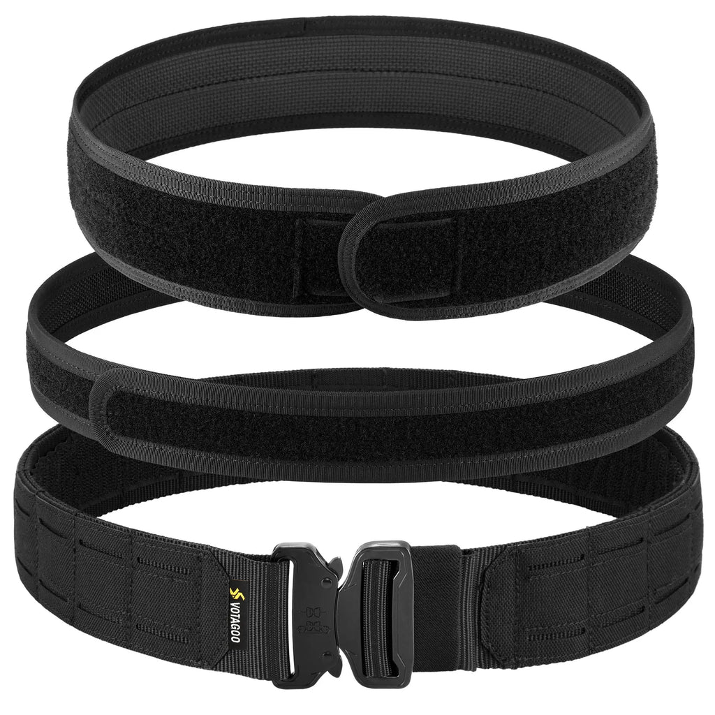 VOTAGOO thick 2-inch nylon tactical belt with an alloy quick-release buckle in CP camouflage colour.
