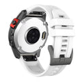 Jiaming Fenix7 quick release silicone watchband in multiple colours showing 20mm, 22mm, and 26mm width options.