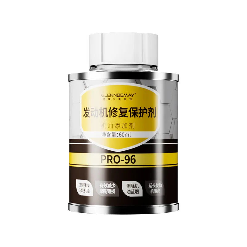 60ml engine oil anti-wear additive in white packaging for petrol and diesel engines