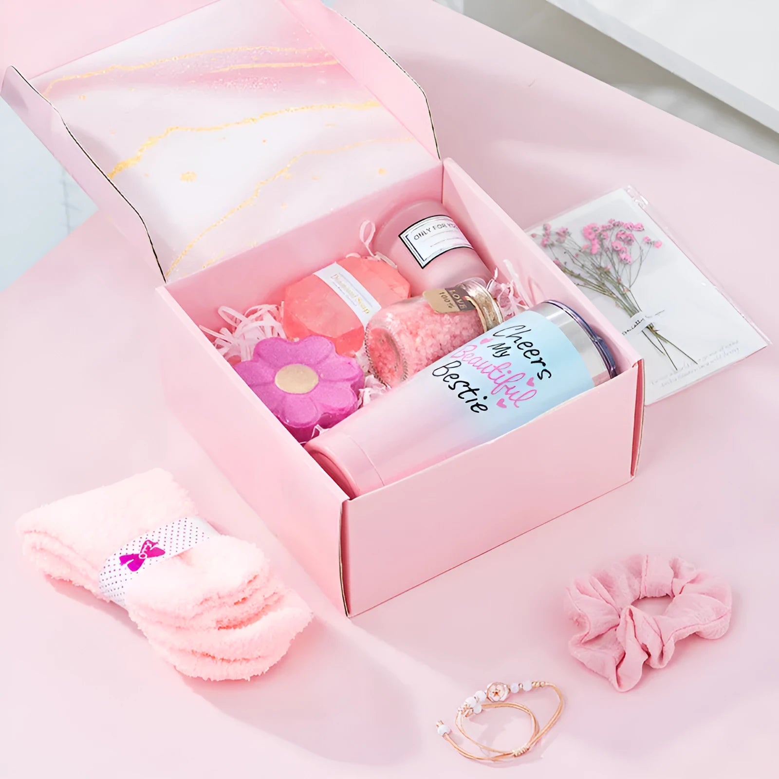 Boxed soy wax aromatherapy candle gift set in modern style with multiple colour suit options on display.