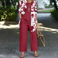 Women's blue three-piece casual suit with coat, vest, and trousers in Japanese Korean style