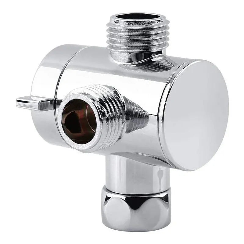 Copper shower water distributor with modern design for bathroom plumbing connections