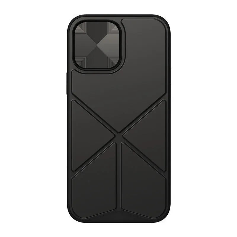 Black and blue soft TPU phone case for Apple IPhone 13, 13 Pro, and 13 Pro Max.