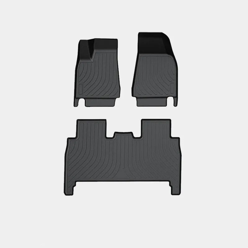 Tesla Model X waterproof TPE floor mats and trunk liner for 2016-2023 left-hand drive models
