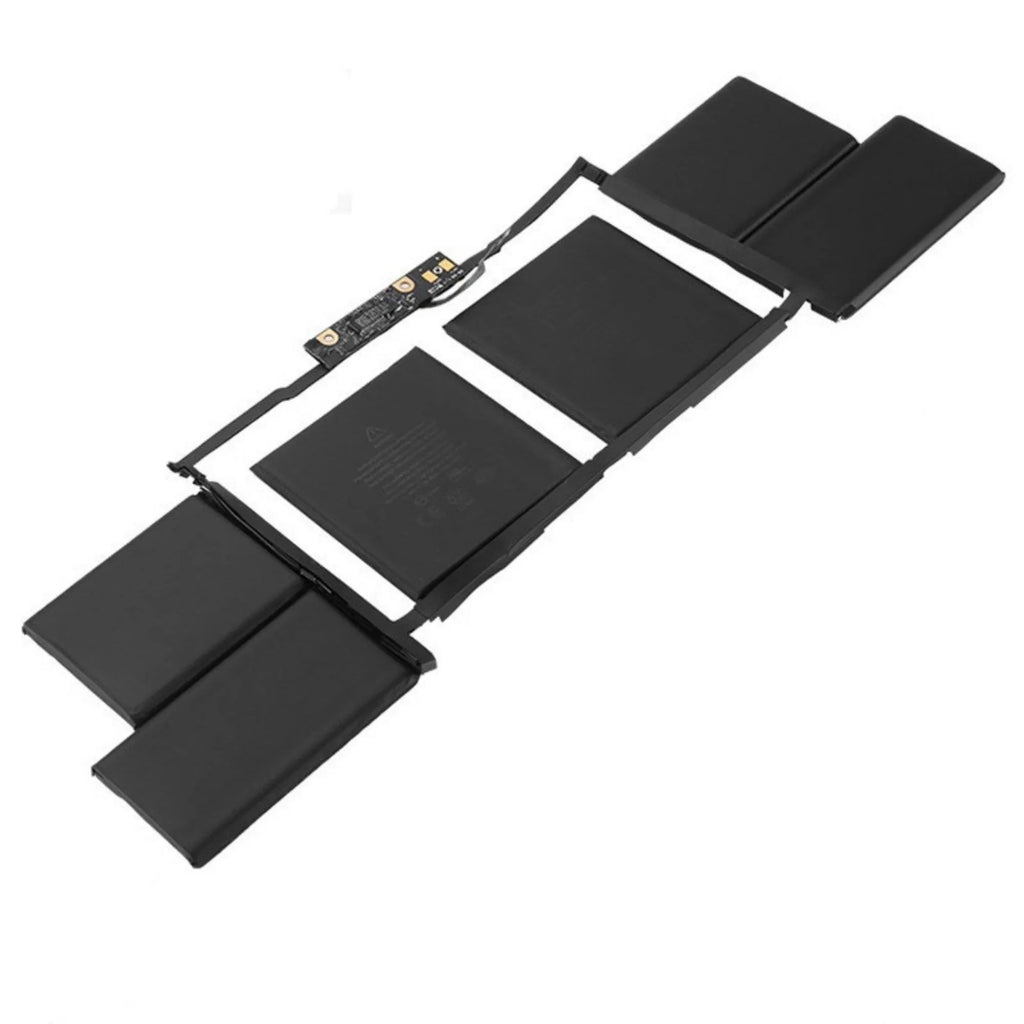 Black non-original replacement laptop battery for A1707 and A1820 models, 6667mAh capacity, 6 cells