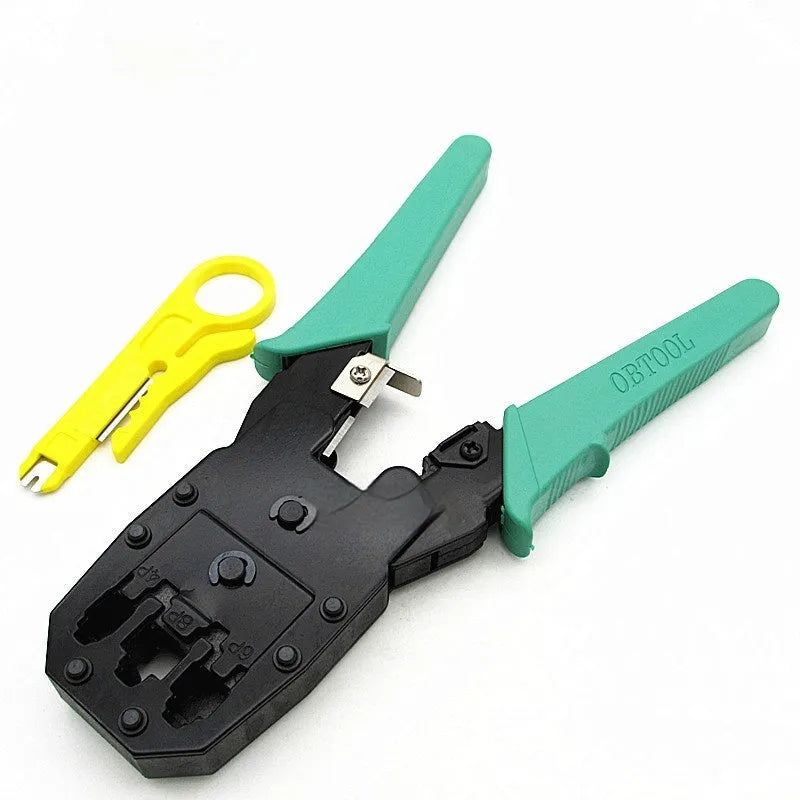 SZ-315 network cable crimping tool with rubber handles showing 160mm length
