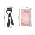 A4 format eyelash curler with ribbon comb design in multiple colour options