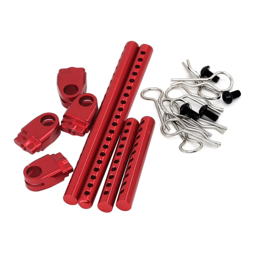 Blue aluminium alloy car shell column upgrade set for youth vehicle body panel