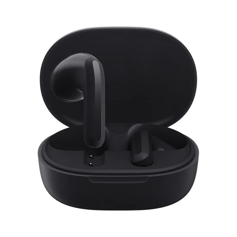 Bluetooth headset half in-ear earbuds with charging case Black White