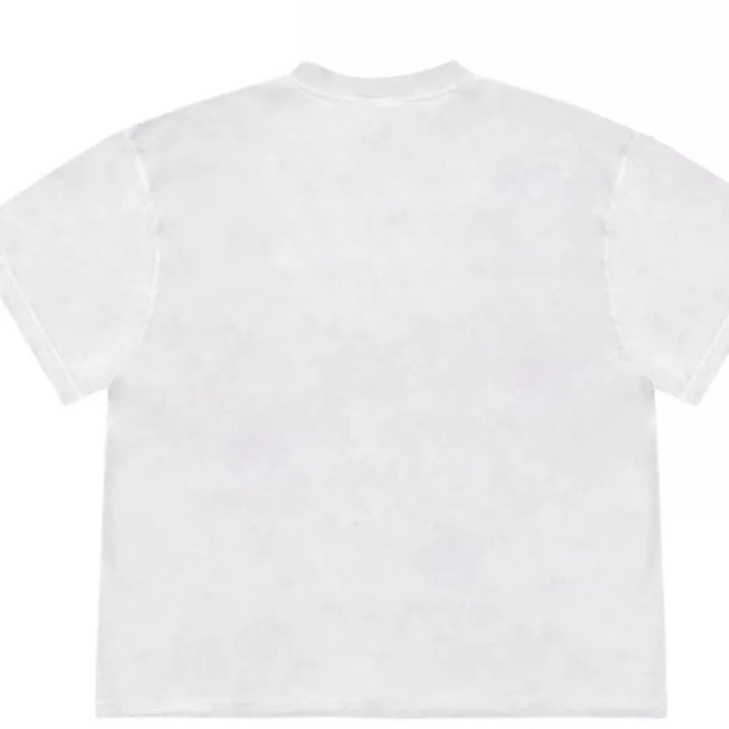 Patchwork floral short sleeve t-shirt in loose fit ice oxygen cotton fabric