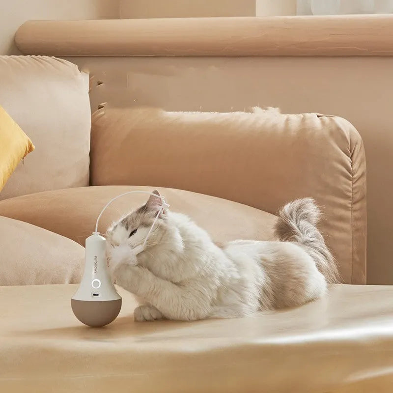 Intelligent Tumbler Electric Cat Toy with Type-C charging and ABS body