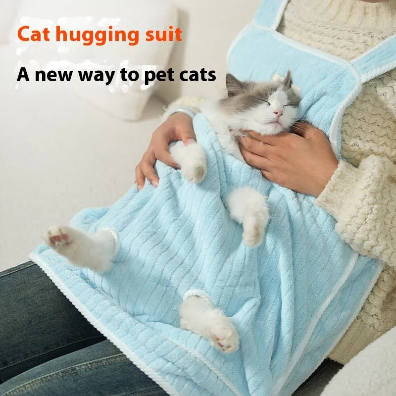 Cat petting apron overclothes for cage and bed protection in multiple colour options
