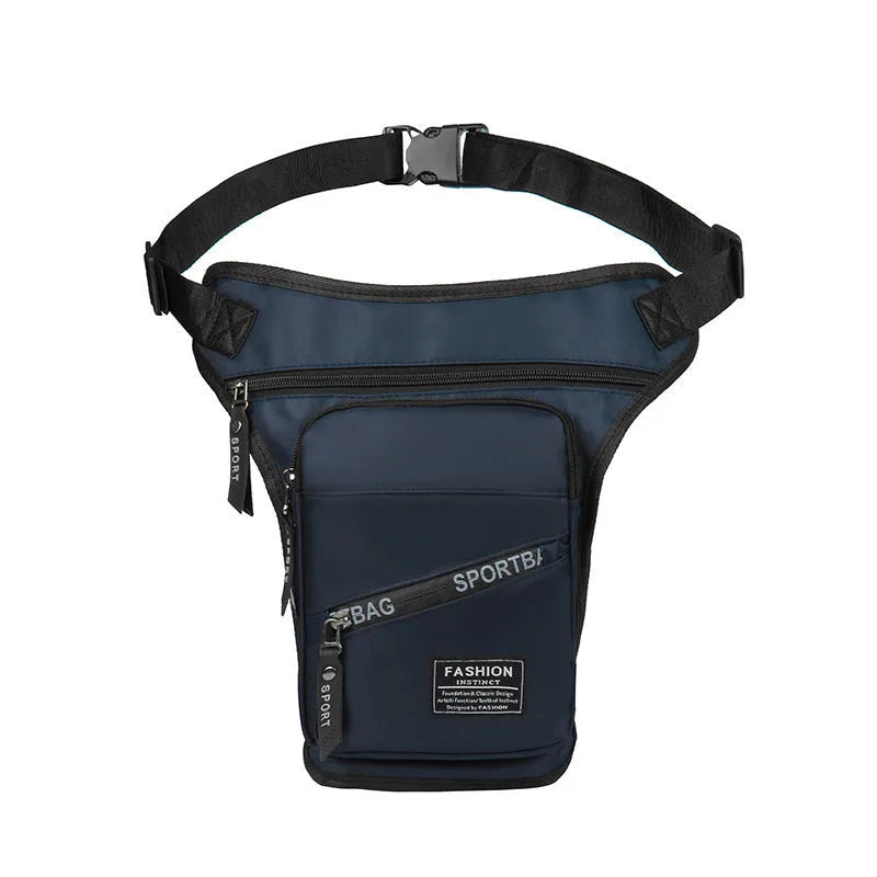 Men's nylon crossbody leg bag for cycling in multiple colour options