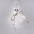 Halloween ghost LED lighting chain with colourful bulbs and battery box