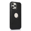Leather finish back cover phone case for Apple iPhone models, imitation leather protective shell available in black, brown, red, blue for iPhone 6G/6S, 7/8G, SE2/SE3, 11, 12, 13, 14 series and more