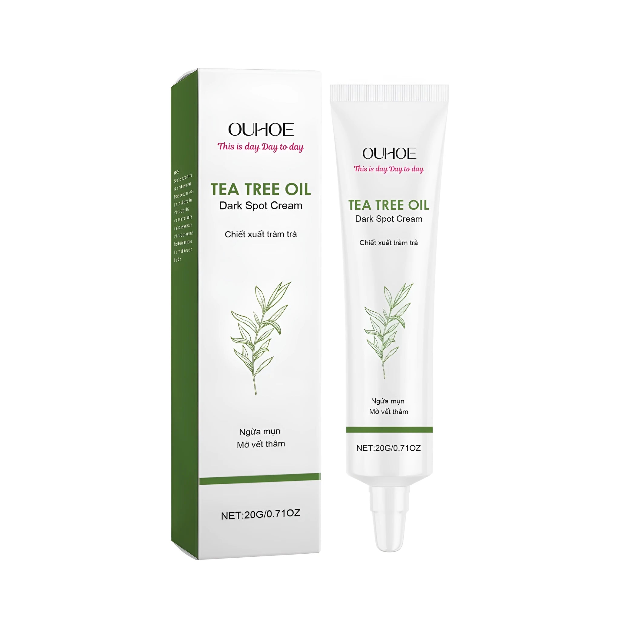 20g tube of facial care cream with tea tree oil and salicylic acid