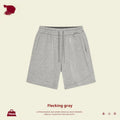 Solid colour cotton children's shorts with loose fit for sports and casual wear