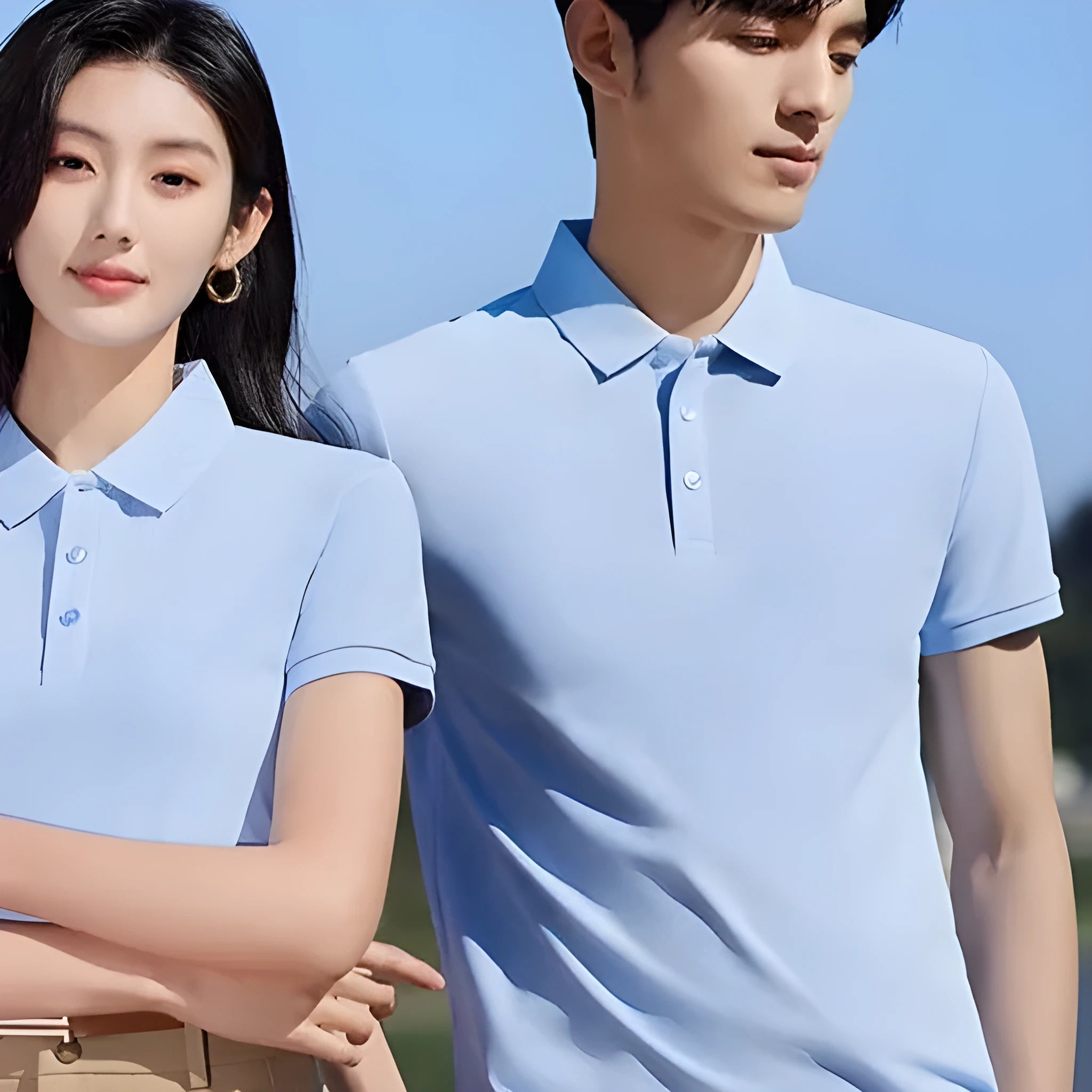 Cotton summer work pullover with short sleeves available in multiple colours and sizes