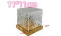 LED water ripple projection crystal table lamp with USB cable and remote control