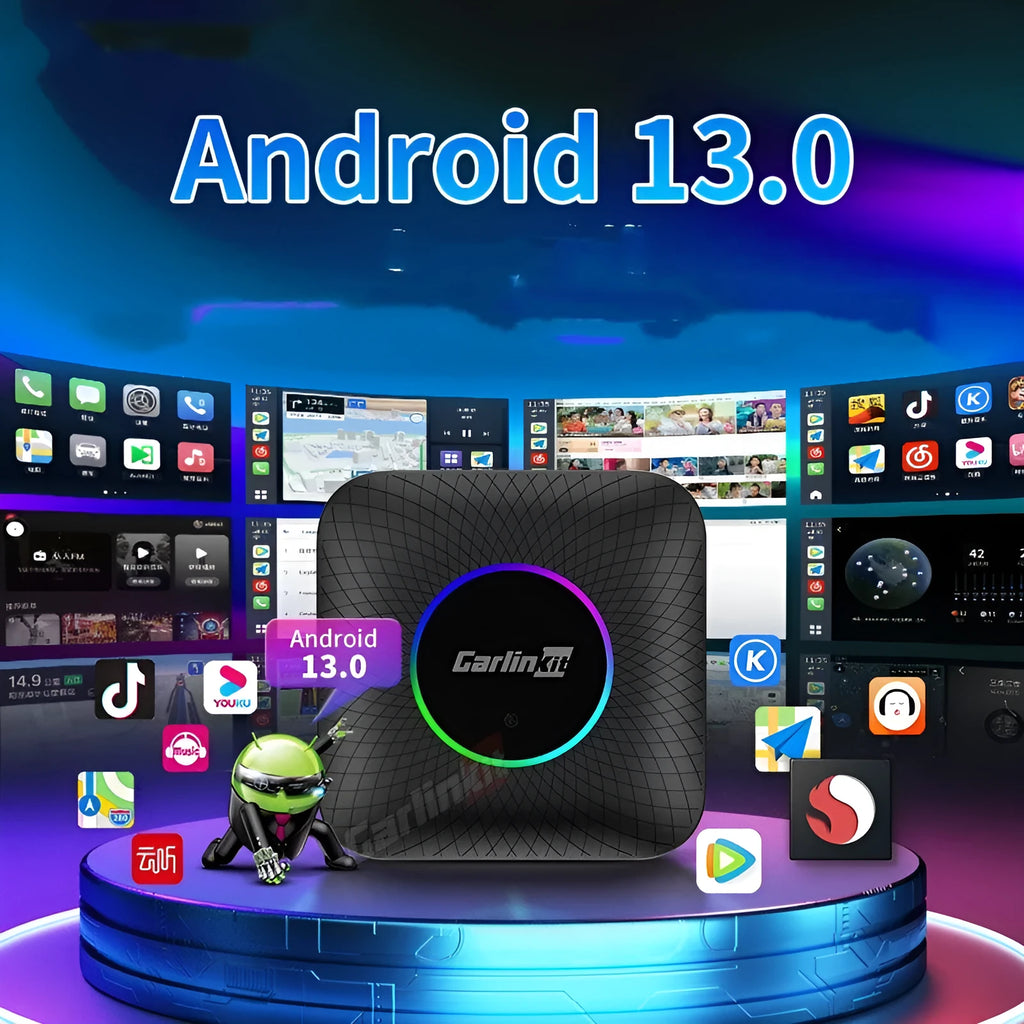 CarPlay wireless adapter box converts wired systems to wireless with Android 13 support