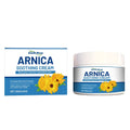 120g tub of Arnica Soothing Cream with arnica, vitamins K C E and coconut oil ingredients list visible
