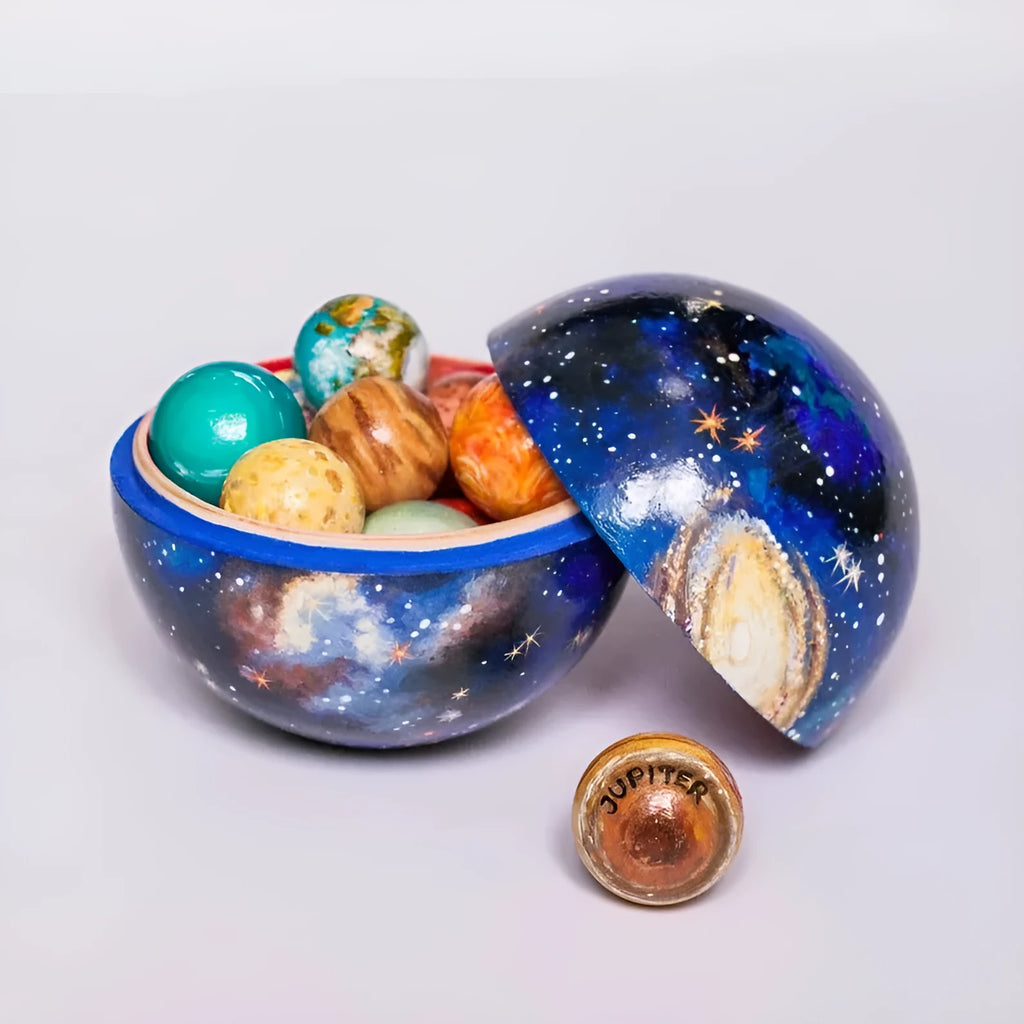 Planet sun world model resin craft in planet colour, made from plastic and resin, single-piece ornament