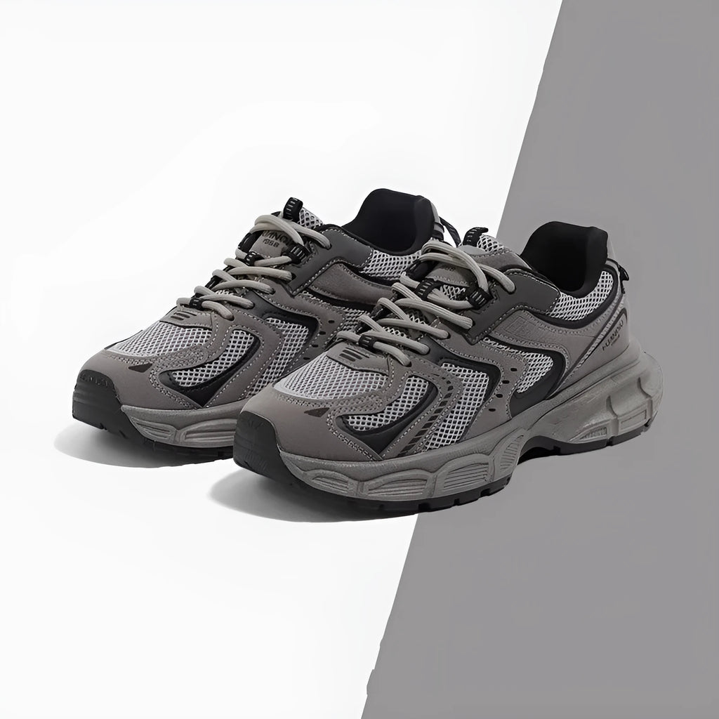 Low top platform casual sneaker with round toe and mid heel on EVA sole