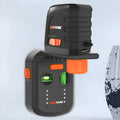 Dust collecting red light level meter bracket for electric hammer drills with laser guide