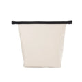 Portable lunch canvas bag in natural colour with PEVA lining for office workers