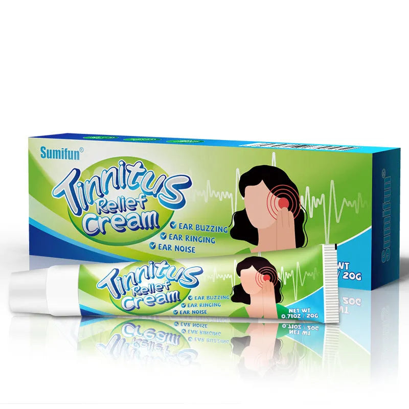 20g tube of ear health cream for external tinnitus and ear pain treatment